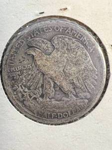 1918-D US WALKING LIBERTY HALF DOLLAR