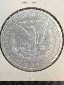 1884 US MORGAN SILVER DOLLAR