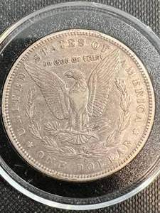 1898-S US MORGAN SILVER DOLLAR IN AIRTITE