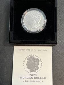 2023 MORGAN SILVER DOLLAR IN ORIGINAL MINT PACKAGING