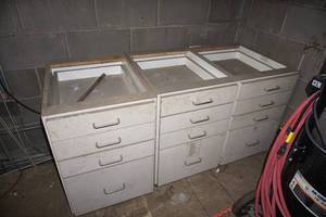Storage Office Workshop Lower Cabinet Drawer Sections