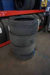 Set of Four 24545R17 90W Yokohama Avid ENvigor Tires...