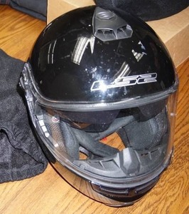 LS2 Infinity Snowmobile Helmet DOT Approved Black Medium