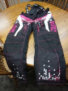 NEW() Womens Team Artic Artic Cat Snowmobile Bibs Pants Medium