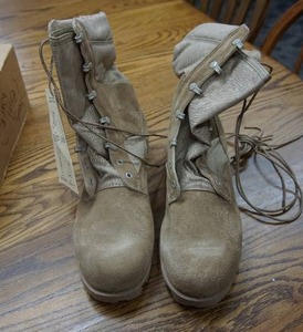 NEW Mens Lace-Up Boots 11R US Army Vintage Desert Boots Hot Weather