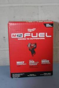 Milwaukee M12 FUEL 38 Stubby Compact Cordless Impact Wrench w Brushless Motor - Model 2554-20 - NEW in Box