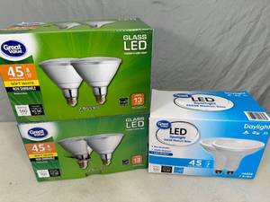 3 New Boxes of LED Bulbs