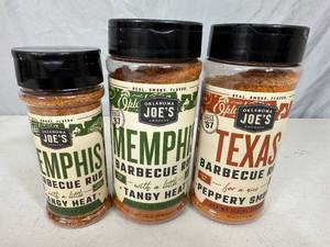 3 New Oklahoma Joes BBQ Spices