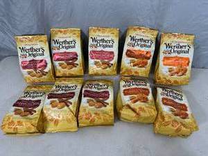 10 Assorted Bags of Limited Edition Werthers Carmels