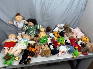 Vintage Cabbage Patch Dolls, Beanie Babies, and more.