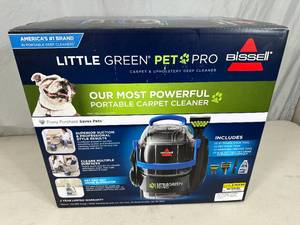 Brand New Bissell Little Green Pet Pro Carpet Cleaner
