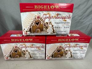 3 New Boxes of Ginger Snappish Ginger Tea with Lemon