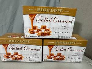3 New Boxes of Salted Caramel Black Tea