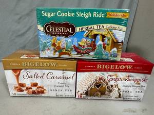3 New Boxes of Herbal and Black Tea