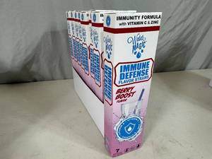 8 Boxes of Water Magic Immune Defense Flavor Straws - Berry Boost Flavor