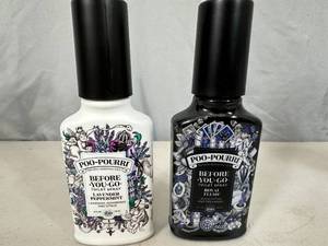 2 New Bottles Poo Pourri Before You Go Toilet Sprays