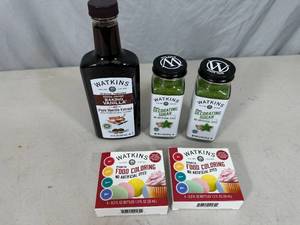 New Watkins Baking Vanilla, Food Coloring, Sprinkles