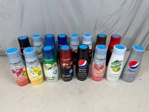 16 New Bottles of Soda Stream Drink Syrup
