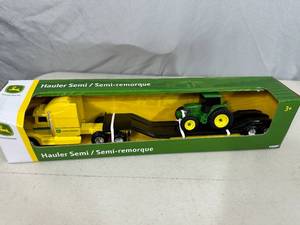 New John Deere Semi Truck with Tractor Toy