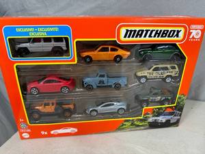 New Matchbox 9 Piece Car Set