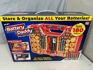 New Battery Daddy Battery Storage with Tester