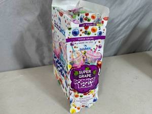 New Box of 10 Pouches Popping Boba Balls - Super Grape