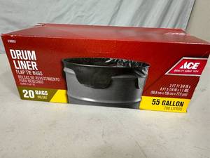 New Box of 55 Gallon Trash Bags