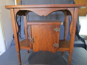 lot 52 image: Smoking Cabinet  Table