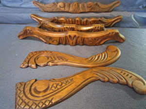 lot 57 image: Salvage Wood Trim