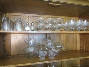 lot 59 image: Etched Glassware
