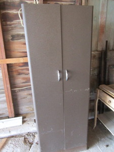lot 256 image: Metal Wardrobe
