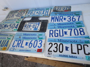 lot 295 image: License Plates