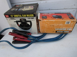 lot 311 image: Wen 10 Polisher, Jumper Cables