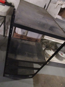 lot 347 image: Metal Shelf Two Pieces