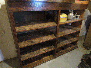 lot 368 image: Primitive Wooden Shelf