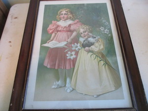 lot 104 image: Victorian Print of Children