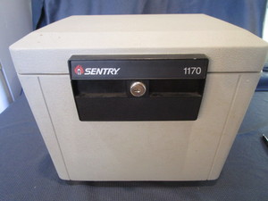 lot 136 image: Sentry Document Fire Box