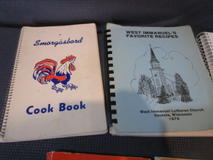 lot 147 image: Wisconsin Cookbooks