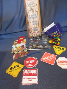 lot 165 image: Liquor Coasters, Stir Sticks, Bar Items