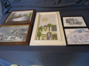 lot 376 image: Framed Art