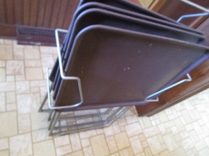 lot 189 image: Durham TV Trays - Vintage