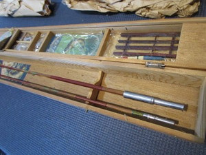lot 203 image: Split Bamboo Fly Rod