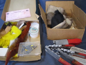 lot 206 image: Fly Tying Supplies