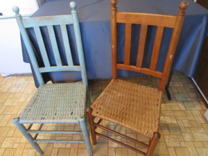 lot 213 image: Pair Antique Chairs