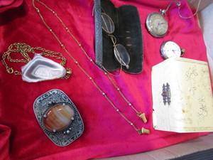 lot 245 image: Antique Celluloid Box & Collectibles