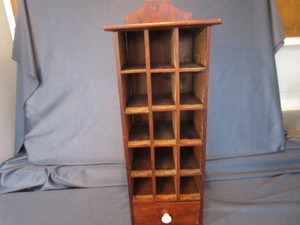 lot 401 image: Antique Ticket Holder From Depot