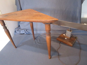 lot 388 image: Occasional Table, Table Lamp