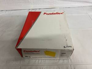 100 Yellow Pendaflex End Tab Folders