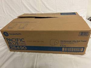 6 Rolls of Harwound 1-Ply Roll Towels