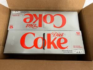 2 x 12 Packs of Diet Coke